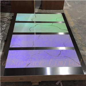Led Lighted Glowing Artificial Onyx Bar Counter