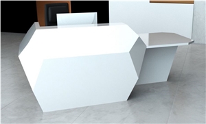Modern Office Furniture Black Reception Desks