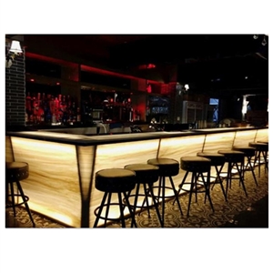 Translucent Artificial Onyx Led Bar Counter Best Price