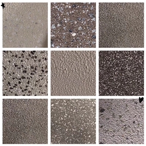 China Factory Cheap Grey Dark Cement Terrazzo Tile