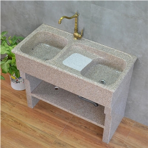 Granite Top Bathroom Natural China Wash Basin