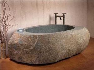 Luxury Freestanding Granite and Marble Bath Tub
