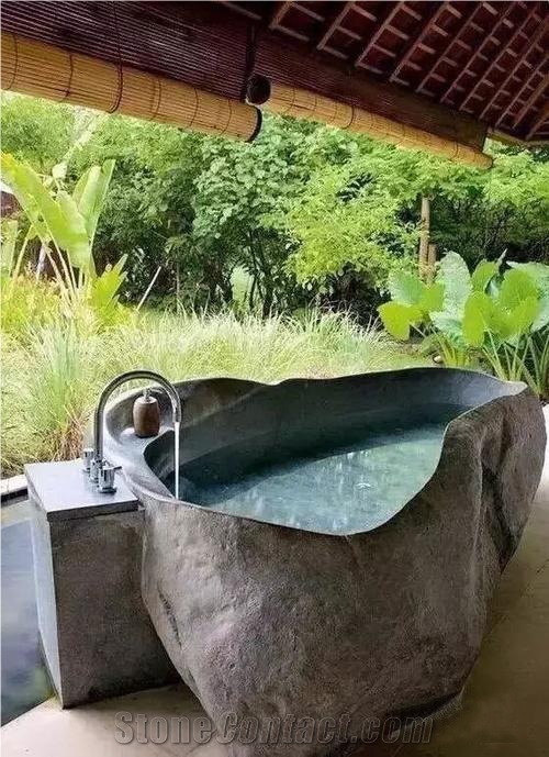 Luxury Freestanding Granite and Marble Bath Tub