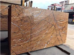 Rain Forest Tropical Coffee Brown Wooden Marble