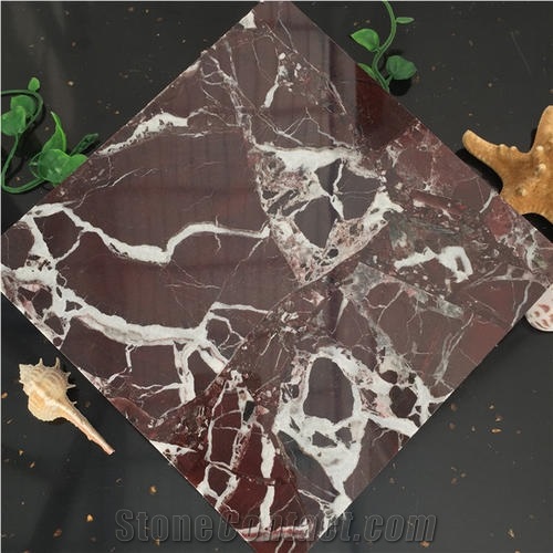 Turkish Red Marble Rosso Levanto Tile and Slabs