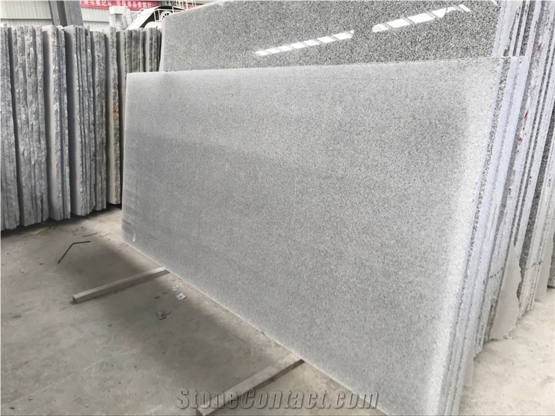 China Padang Crystal White Granite G603 Honed Slab