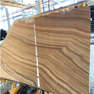China Wooden Yellow Marble Slabs