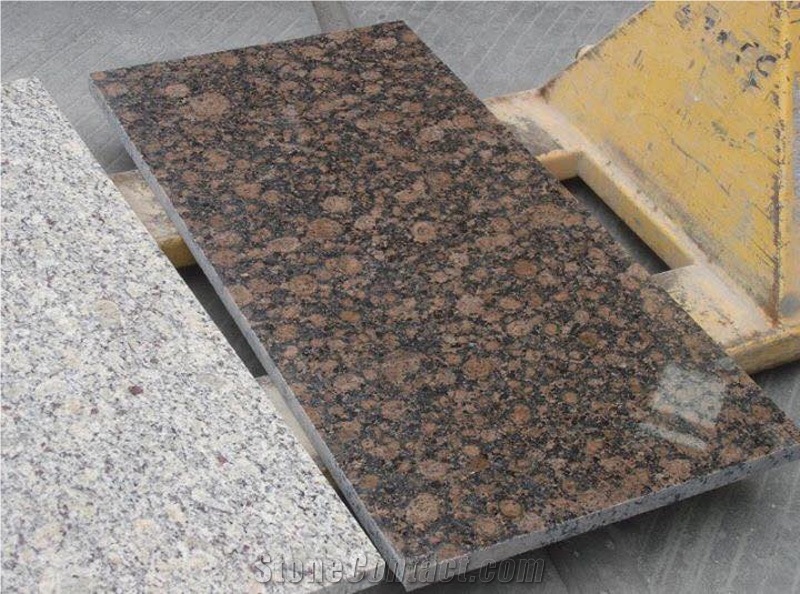 Finland Baltic Braun Extra Dark Granite Slabs Tile