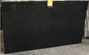 India Star Galaxy Black Granite Slabs Tiles