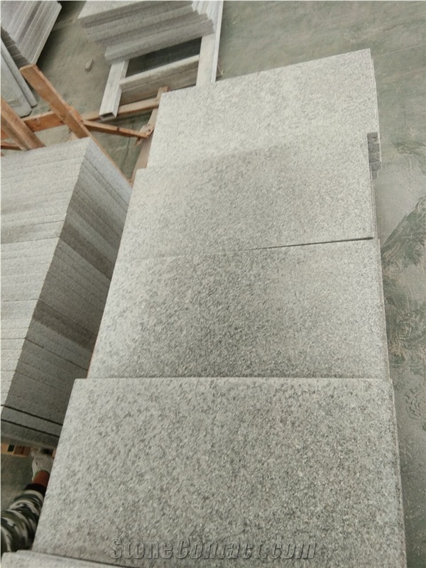 Sesame White Granite G603 Bush Hammered Tiles