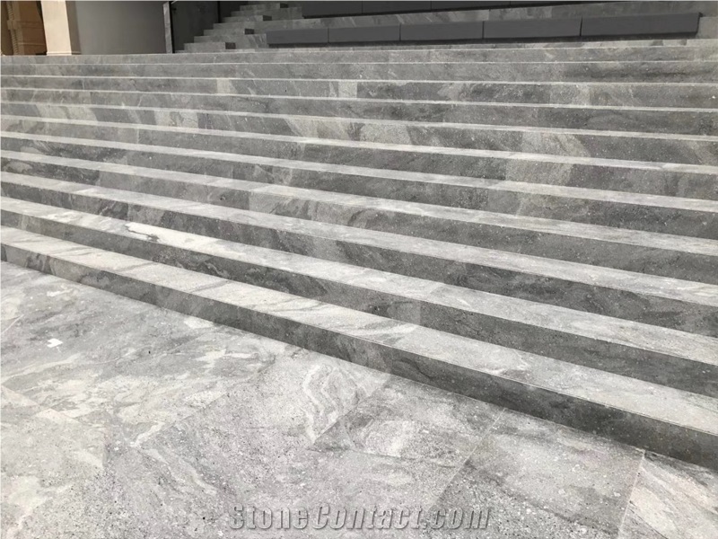 China Grey Landscape Stone Granite for Stair Tiles