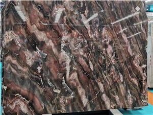 Louis Red Agate Marble Slab China Material