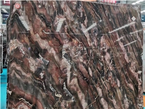 Louis Red Agate Marble Slab China Material