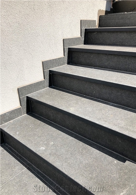 Black Granite Stairs