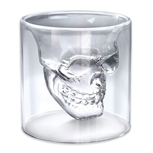 Crystal Skull Shot Glass for Wine Cocktail Vodka