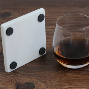 Marble Stone Coaster for Drink Coffee Cups Holder