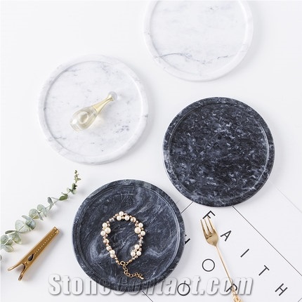 Natural Marble Creative Jewelry Display Tray