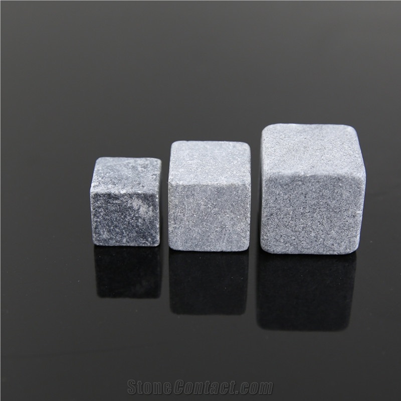 Natural Soapstone Marble Ice Cube