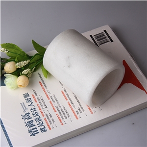 Natural White Marble Canisters