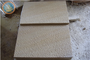 Yellow Sandstone Pavers Bush Hammered Surface