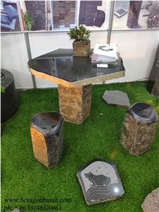 Natural Basalt Tables & Chairs
