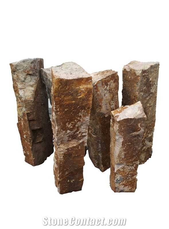 Natural Shape Basalt Stone Columns
