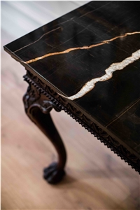 Sahara Black Marble Showroom Table