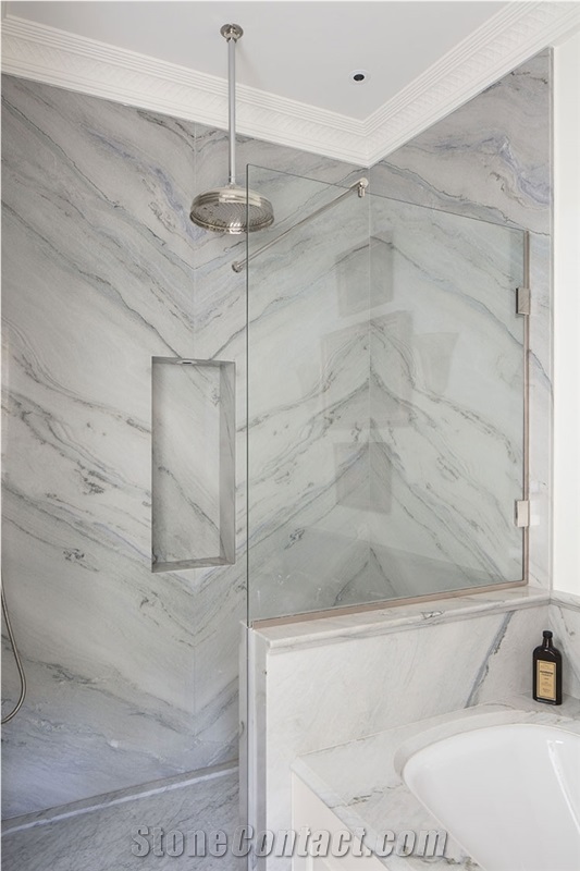 Superlative Marble Bathroom Design