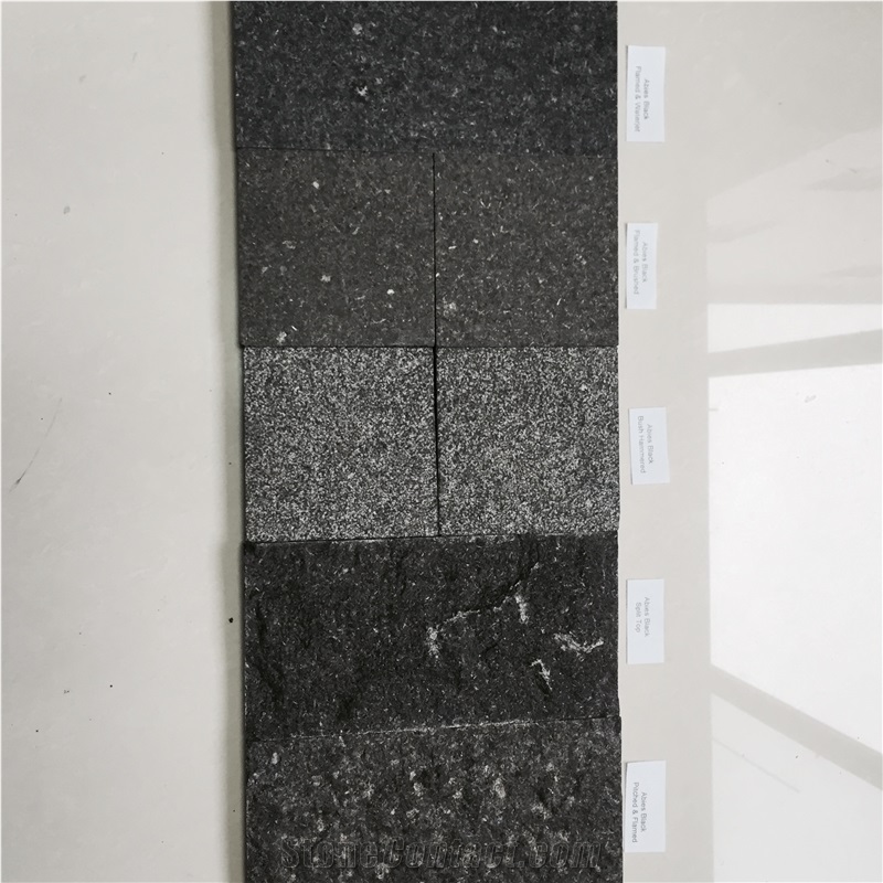 China Abies Black Granite Tiles