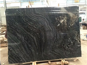 Black Wood Marble for Flooring Tile