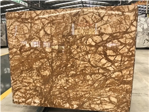 Golden Amber Marble for Wall Cladding