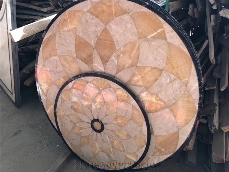 Marble Stone Waterjet Mosaic Tabletop