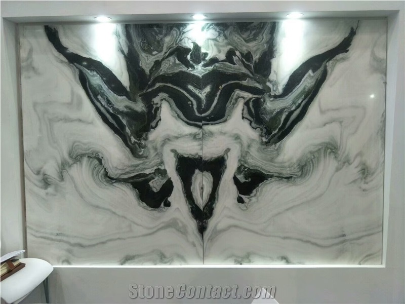 Panda White Marble for Feature Wall