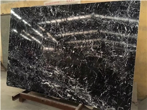 Snow Black Marble for Flooring Tile