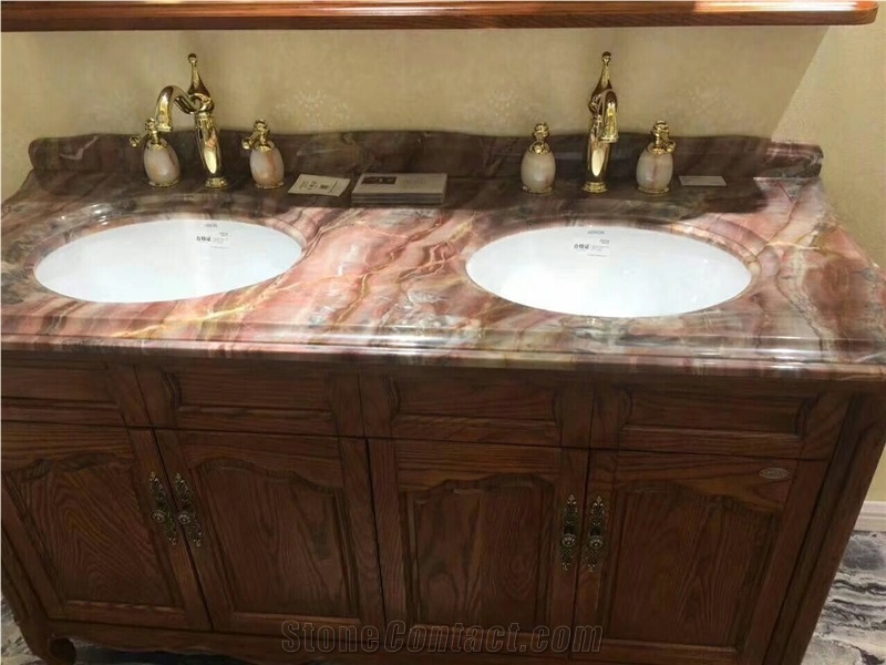 Venice Red Marble for Tabletops