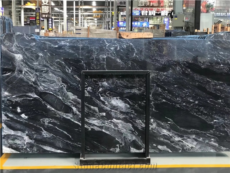 Versace Black Marble for Flooring Tile