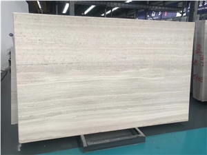 White Wood Marble for Flooring Tile