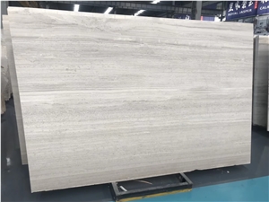 White Wooden Vein Marble for Wall Tile