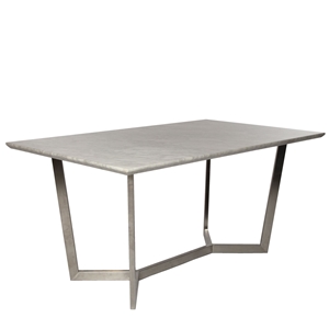 White Marble Rectangle Stone Furniture Table