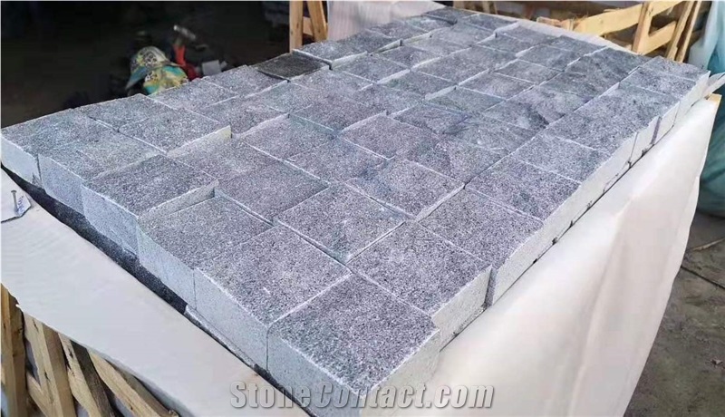 New Dark Grey Graniteg654 Cubes&Pave Natural Cleft