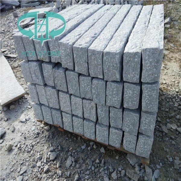G603 Granite Cube Stone / Sesame White