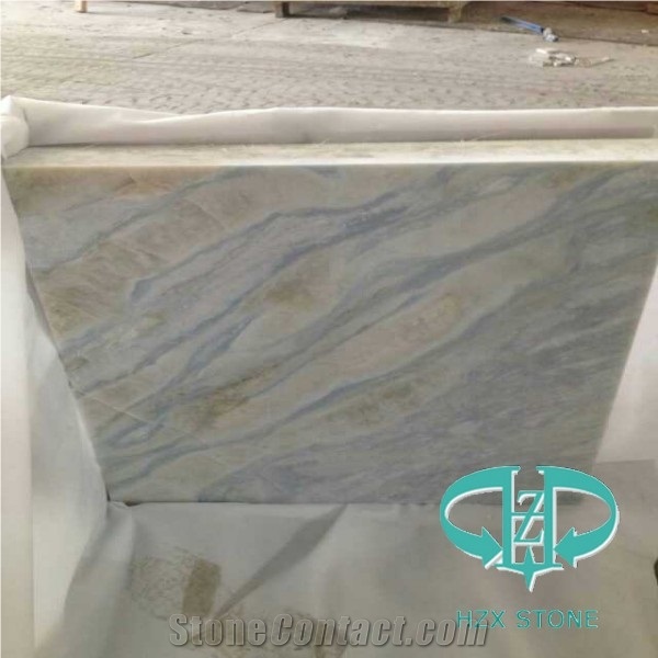 Ice Blue Marble Slab for Project and Wholesale