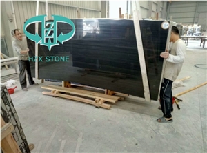 Polishing Stone Royal Black Wood Marble