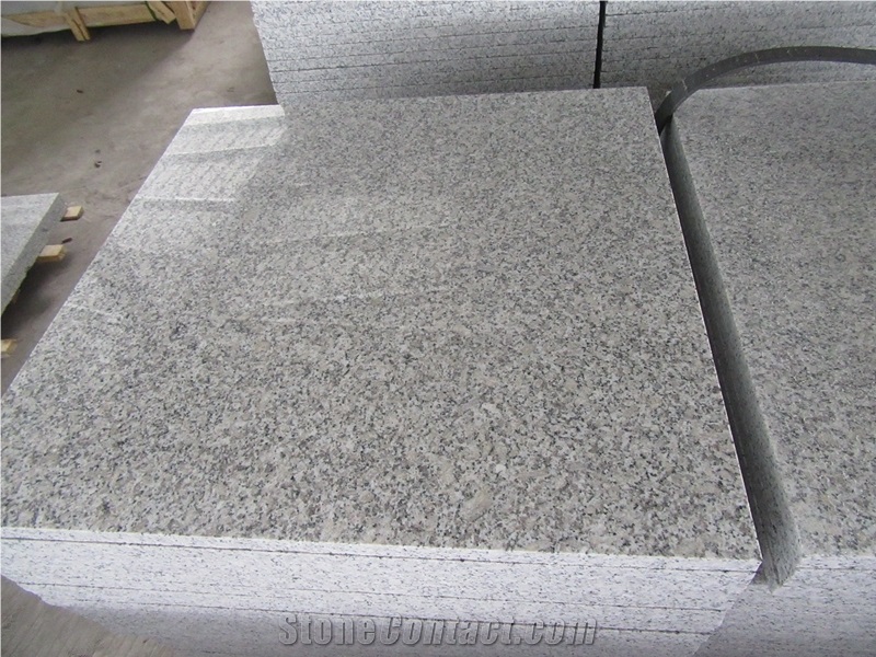 Polished G602 Bianco Sardo Granite Floor Tiles