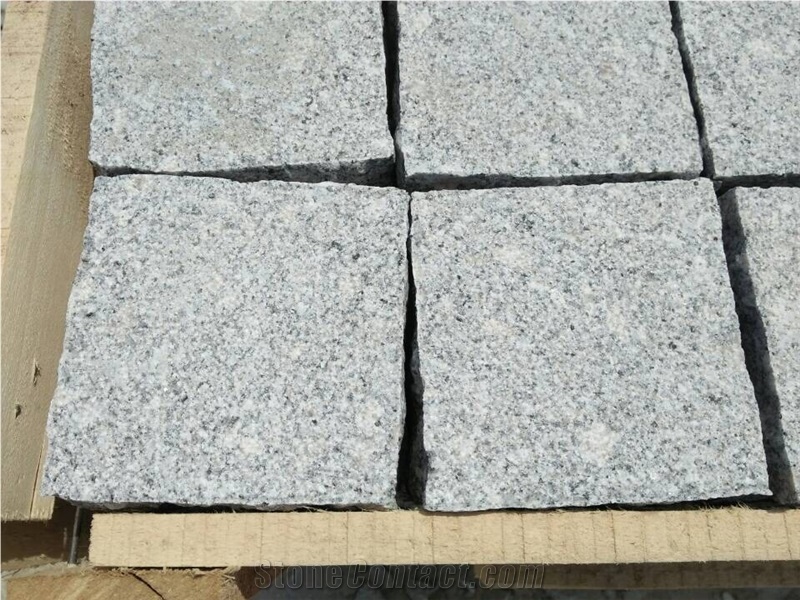 Rs Grey Granite Cube Paving Floor Covering Pavement