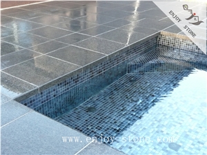 G684 Black Granitebullnose Edging Pool Tile