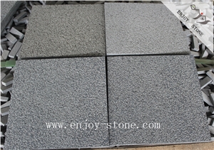 Hainan Black Basalt,Cube Stone Paver,Bushhammered
