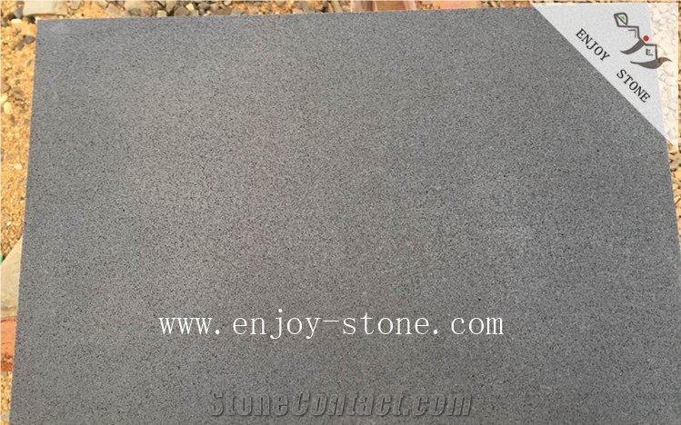 Hainan Black Basalt,Wall&Floor Tile,Honed Stone