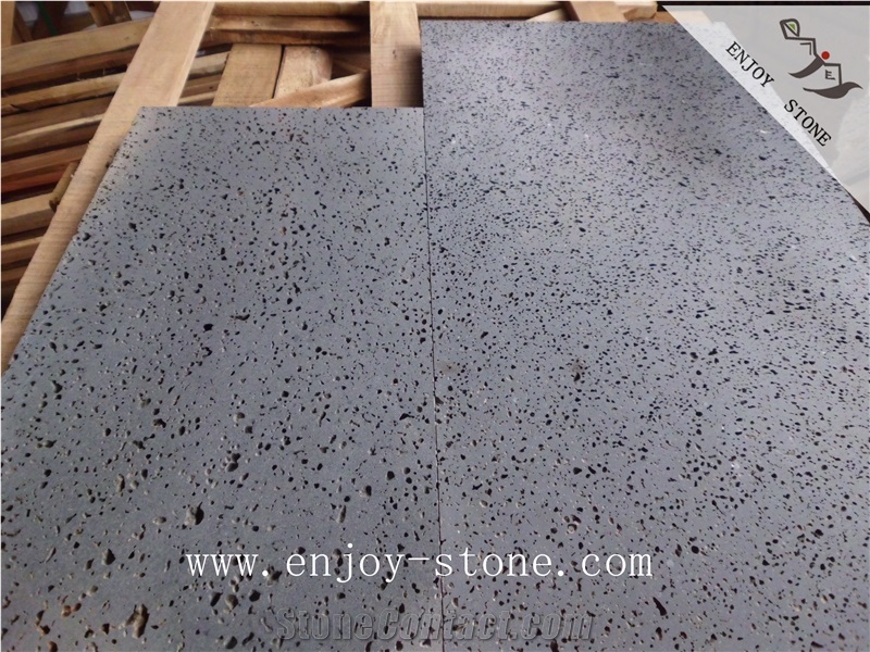 Lavastone,Round-Shape Basalt Tile,Natural Stone