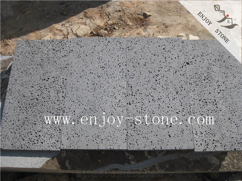 Lavastone Tile,Grey Basalt,Mechine Cut,Sawn